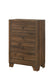 Crown Mark Millie Chest in Brown Cherry image