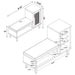 Teller 1-door Entryway Shoe Storage Cabinet Natural Oak - National Warehouse Furniture (Buffalo, NY)