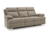 Side-Swipe Reclining Sofa with Drop Down Table - National Warehouse Furniture (Buffalo, NY)