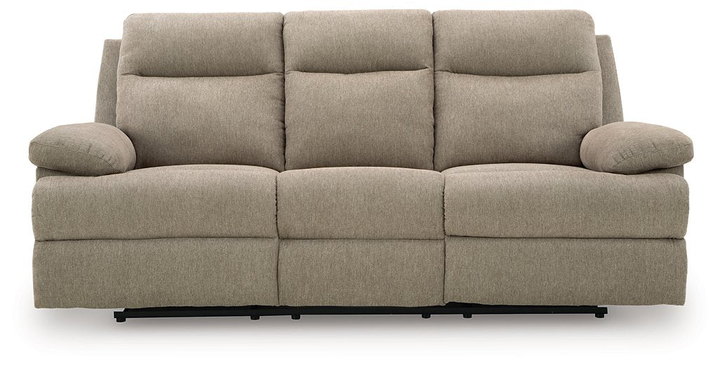 Side-Swipe Reclining Sofa with Drop Down Table - National Warehouse Furniture (Buffalo, NY)
