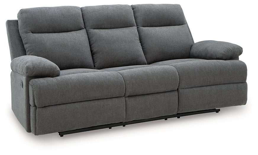 Side-Swipe Reclining Sofa with Drop Down Table - National Warehouse Furniture (Buffalo, NY)