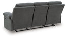 Side-Swipe Reclining Sofa with Drop Down Table - National Warehouse Furniture (Buffalo, NY)