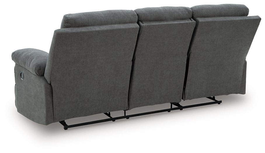 Side-Swipe Reclining Sofa with Drop Down Table - National Warehouse Furniture (Buffalo, NY)
