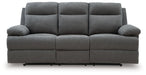 Side-Swipe Reclining Sofa with Drop Down Table - National Warehouse Furniture (Buffalo, NY)