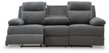 Side-Swipe Reclining Sofa with Drop Down Table - National Warehouse Furniture (Buffalo, NY)