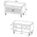 Brixton Storage Benches - National Warehouse Furniture (Buffalo, NY)