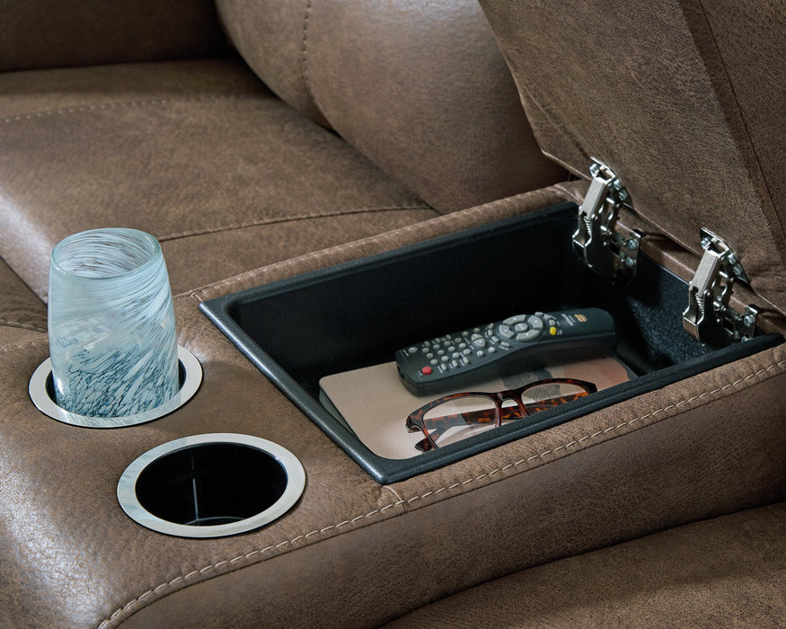 Beckley Place Power Reclining Loveseat with Console - National Warehouse Furniture (Buffalo, NY)