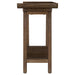 Ornelas 46-inch Console Table with Slatted Shelf Mango Brown - National Warehouse Furniture (Buffalo, NY)