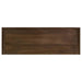 Ornelas 46-inch Console Table with Slatted Shelf Mango Brown - National Warehouse Furniture (Buffalo, NY)