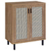 Teller 2-door Shoe Storage Cabinet Natural Oak - National Warehouse Furniture (Buffalo, NY)