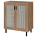 Teller 2-door Shoe Storage Cabinet Natural Oak - National Warehouse Furniture (Buffalo, NY)