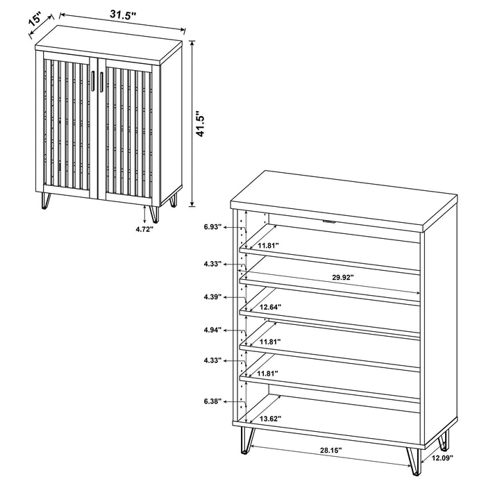 Brixton Shoe Cabinets - National Warehouse Furniture (Buffalo, NY)