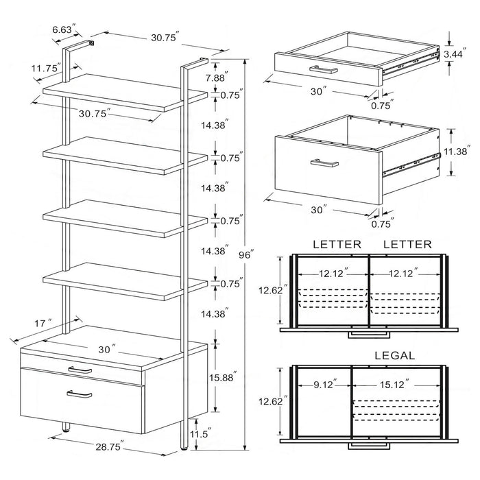 Owens Wall Shelves Metal