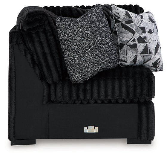 Midnight-Madness Sectional with Chaise - National Warehouse Furniture (Buffalo, NY)