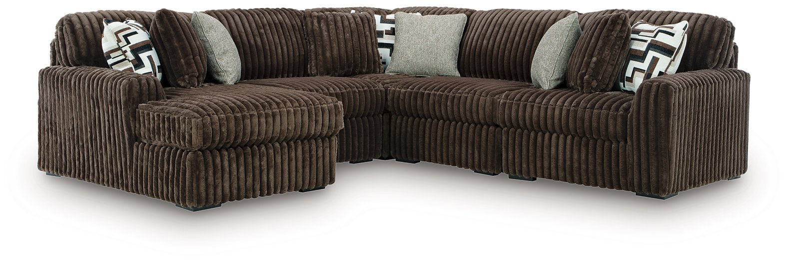 Midnight-Madness Sectional with Chaise - National Warehouse Furniture (Buffalo, NY)