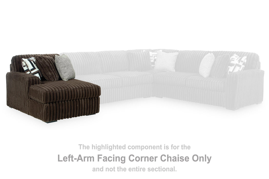 Midnight-Madness Sectional with Chaise - National Warehouse Furniture (Buffalo, NY)