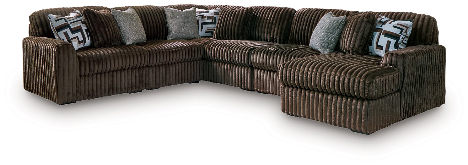 Midnight-Madness Sectional with Chaise - National Warehouse Furniture (Buffalo, NY)