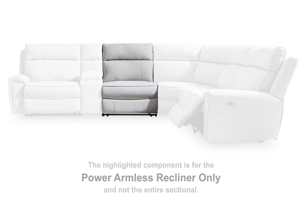Social Pointe Reclining Sectional with Storage Console - National Warehouse Furniture (Buffalo, NY)