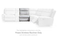 Social Pointe Reclining Sectional with Storage Console - National Warehouse Furniture (Buffalo, NY)