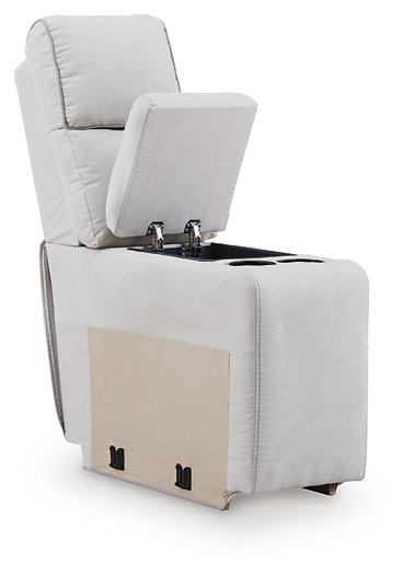 Social Pointe Reclining Sectional with Storage Console - National Warehouse Furniture (Buffalo, NY)