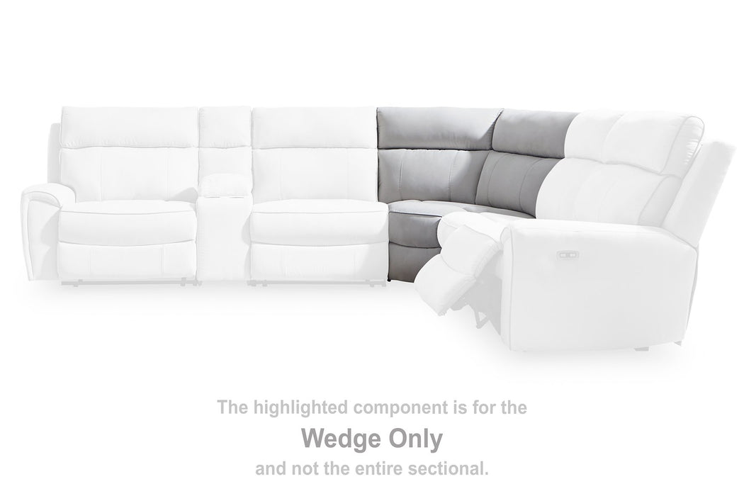 Social Pointe Reclining Sectional with Storage Console - National Warehouse Furniture (Buffalo, NY)