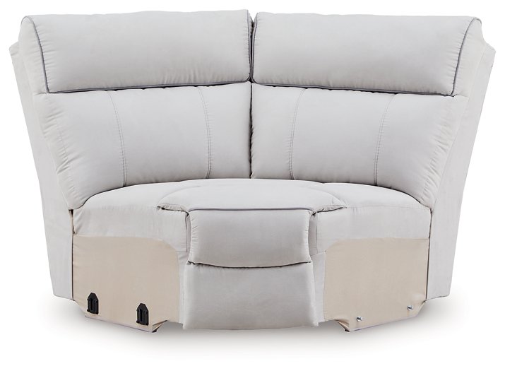 Social Pointe Reclining Sectional with Storage Console - National Warehouse Furniture (Buffalo, NY)