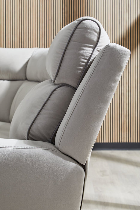 Social Pointe Reclining Sectional with Storage Console - National Warehouse Furniture (Buffalo, NY)