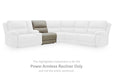 Narwhal Place Reclining Sectional with Storage Console - National Warehouse Furniture (Buffalo, NY)