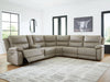 Narwhal Place Reclining Sectional with Storage Console - National Warehouse Furniture (Buffalo, NY)