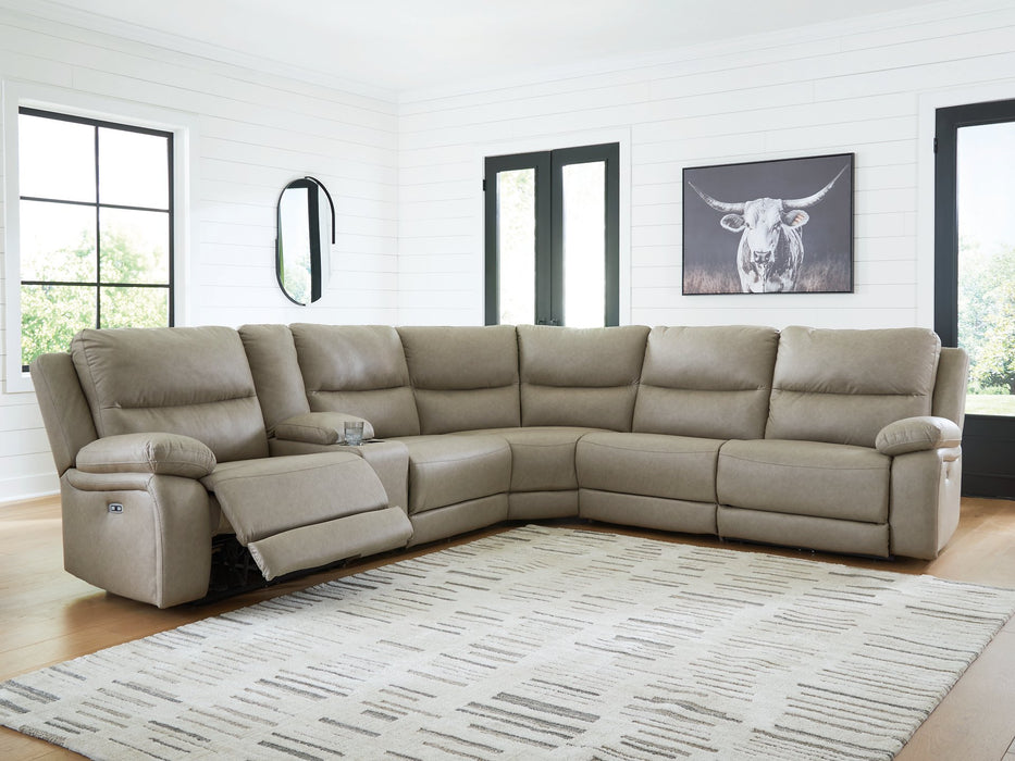 Narwhal Place Reclining Sectional with Storage Console - National Warehouse Furniture (Buffalo, NY)
