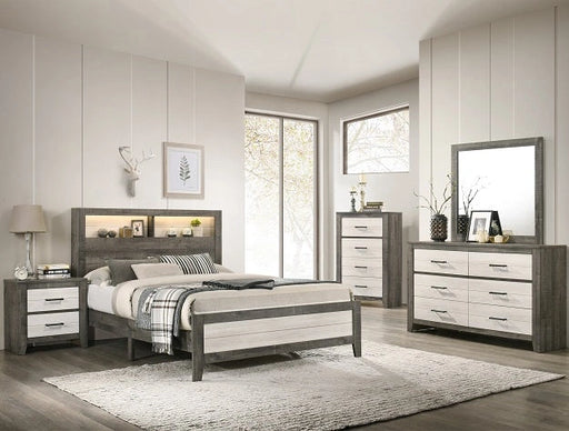 Crown Mark Furniture Rhett 4 Drawer Chest in Gray image