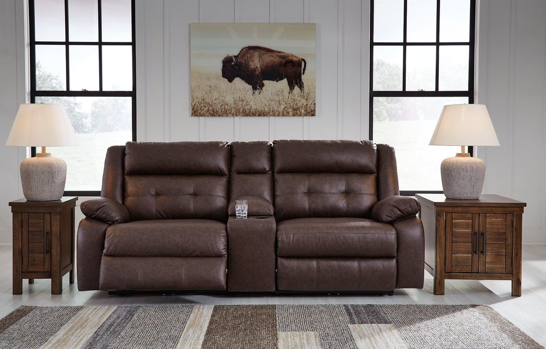 Punch Up Power Reclining Sectional Loveseat with Console - National Warehouse Furniture (Buffalo, NY)