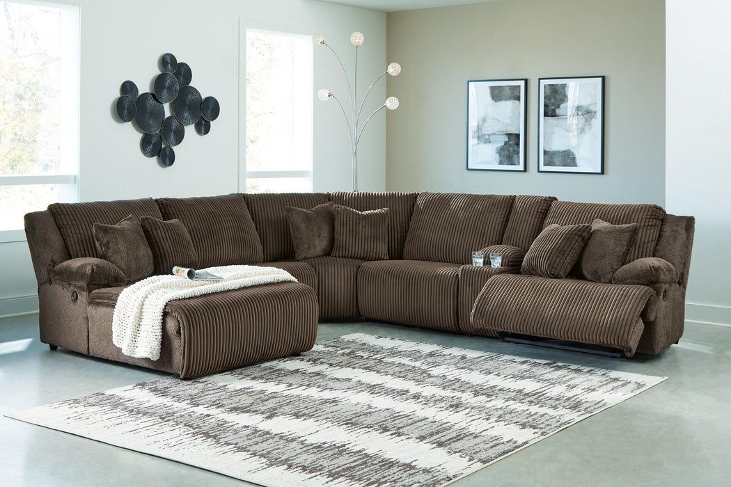 Top Tier Reclining Sectional with Chaise - National Warehouse Furniture (Buffalo, NY)