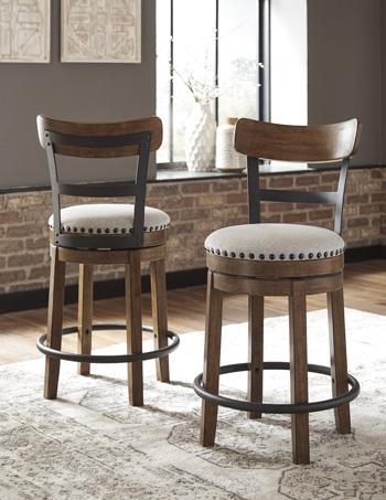 Valebeck Counter Height Bar Stool - National Warehouse Furniture (Buffalo, NY)
