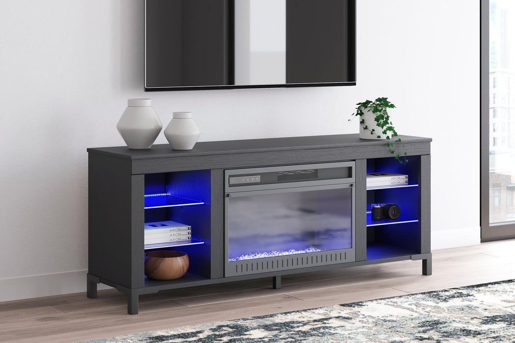 Cayberry 60" TV Stand with Electric Fireplace - National Warehouse Furniture (Buffalo, NY)