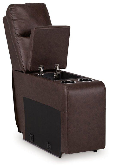 Punch Up Power Reclining Sectional Loveseat with Console - National Warehouse Furniture (Buffalo, NY)
