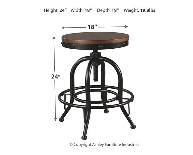 Valebeck Counter Height Bar Stool - National Warehouse Furniture (Buffalo, NY)