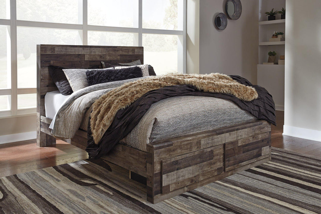 Derekson Bed with 2 Side Storage - National Warehouse Furniture (Buffalo, NY)