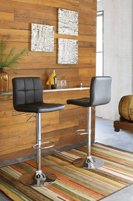 Bellatier Adjustable Height Bar Stool - National Warehouse Furniture (Buffalo, NY)