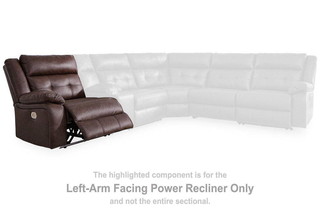 Punch Up Power Reclining Sectional Loveseat with Console - National Warehouse Furniture (Buffalo, NY)