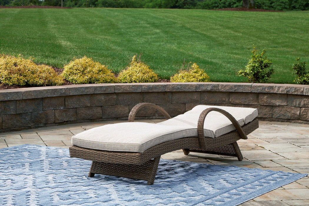 Beachcroft Outdoor Chaise Lounge with Cushion - National Warehouse Furniture (Buffalo, NY)