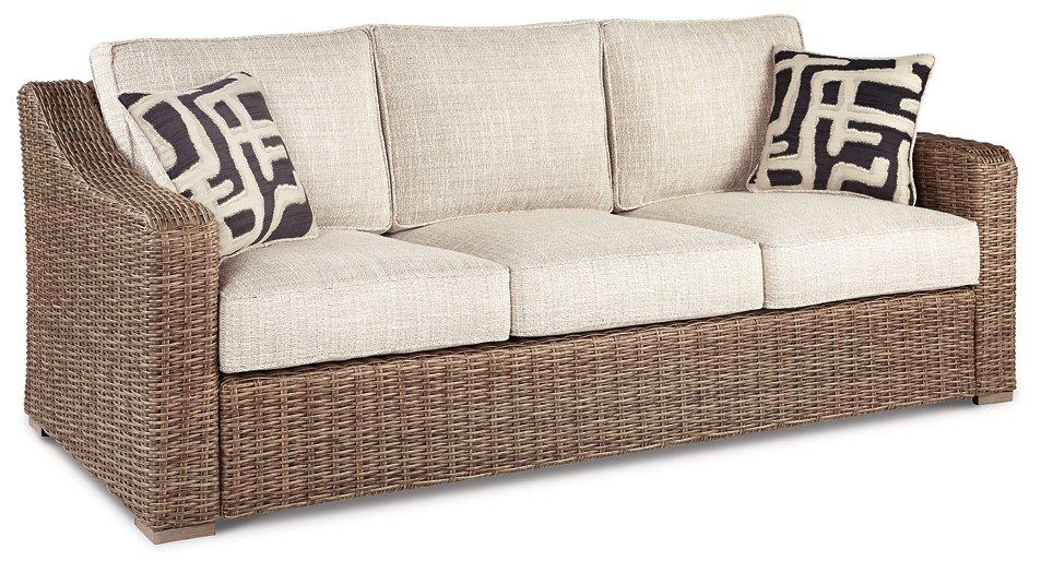 Beachcroft Outdoor Sofa with Cushion - National Warehouse Furniture (Buffalo, NY)