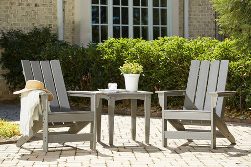 Visola Outdoor Adirondack Chair Set with End Table - National Warehouse Furniture (Buffalo, NY)