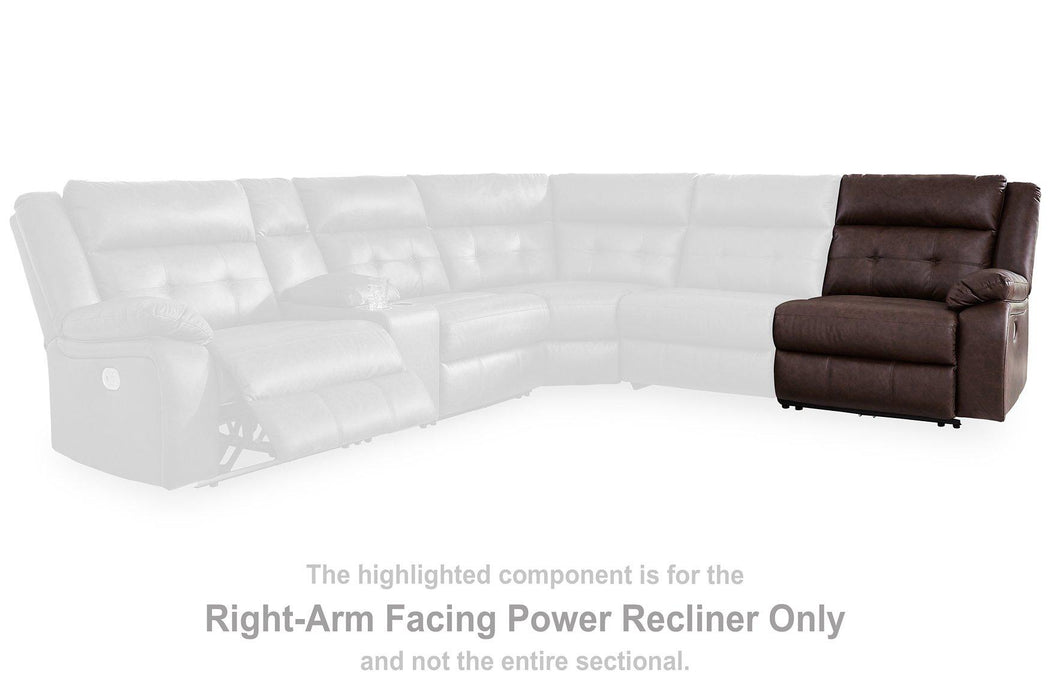Punch Up Power Reclining Sectional Loveseat with Console - National Warehouse Furniture (Buffalo, NY)