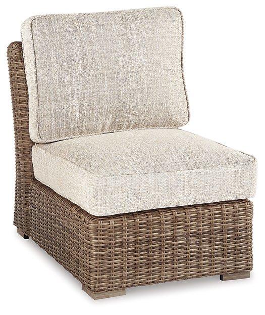 Beachcroft Outdoor Armless Chair with Cushion - National Warehouse Furniture (Buffalo, NY)