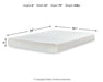 Chime 8 Inch Memory Foam Mattress in a Box - National Warehouse Furniture (Buffalo, NY)