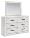 Cayboni Dresser and Mirror - National Warehouse Furniture (Buffalo, NY)