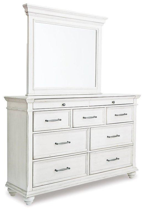 Kanwyn Dresser and Mirror - National Warehouse Furniture (Buffalo, NY)