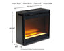 Wildenauer 76" TV Stand with Electric Fireplace - National Warehouse Furniture (Buffalo, NY)