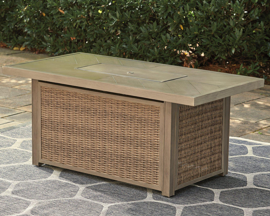 Beachcroft Outdoor Fire Pit Table - National Warehouse Furniture (Buffalo, NY)